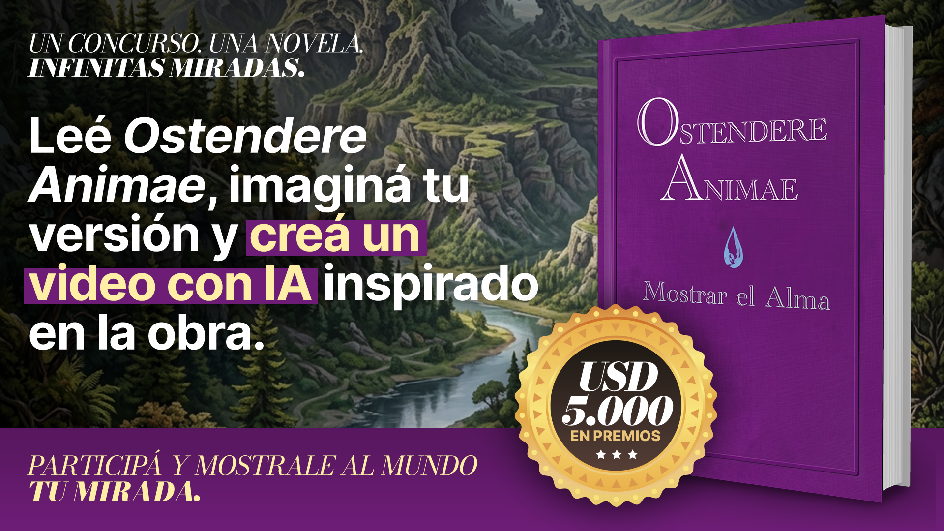 Banner informativo de Ostendere Animae